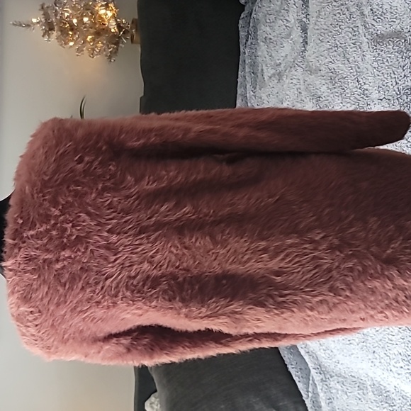 🐰 Free People Fuzzy Open Front Cardigan - Pink - Picture 11 of 15